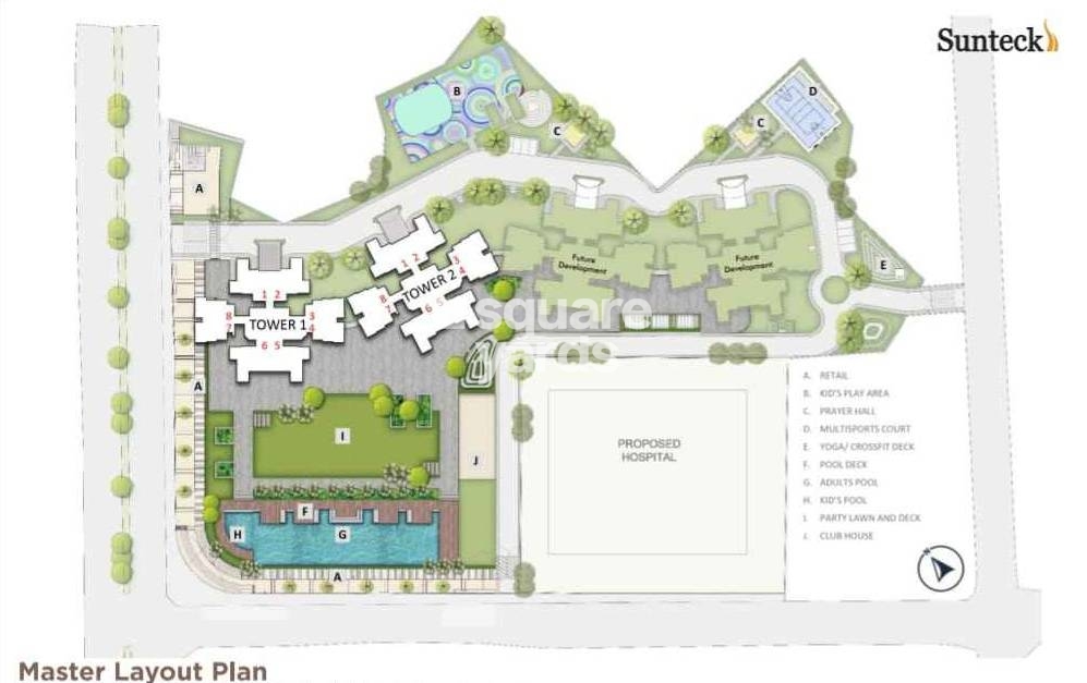 Sunteck Sky Park Master Plan Image