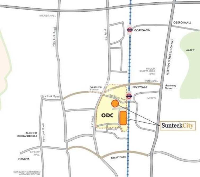 Sunteck Whatacity Location Image