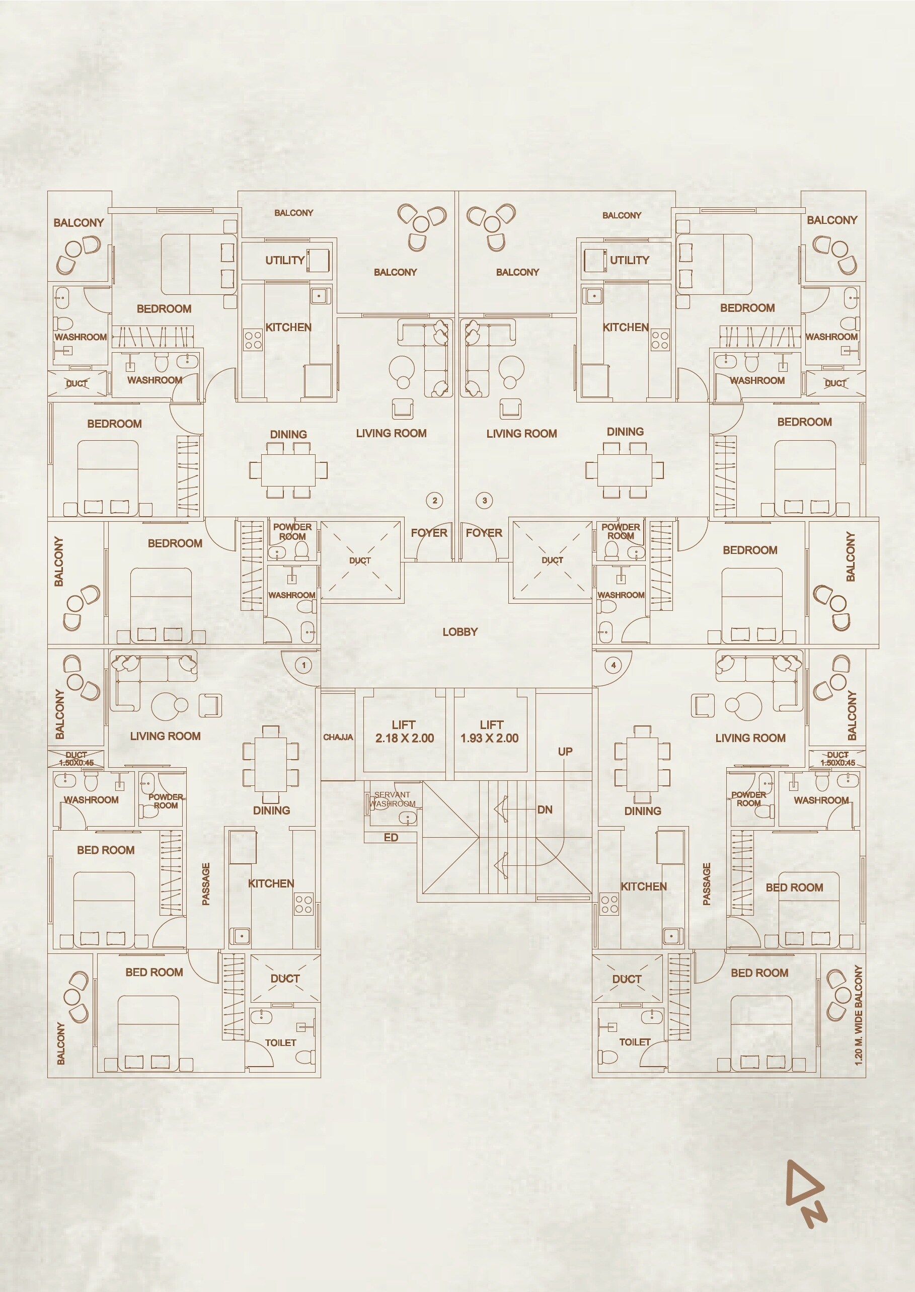 Suparshva Terraces Forjett Hill Floor Plans