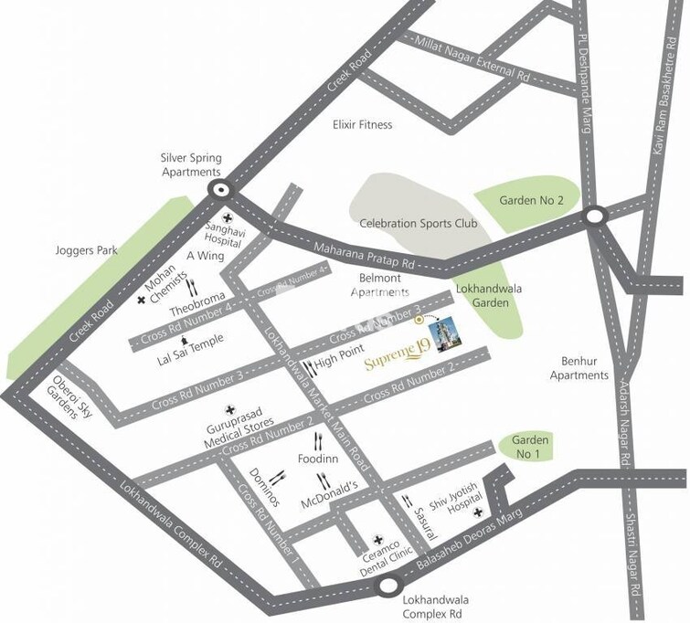 Supreme 19 Location Image