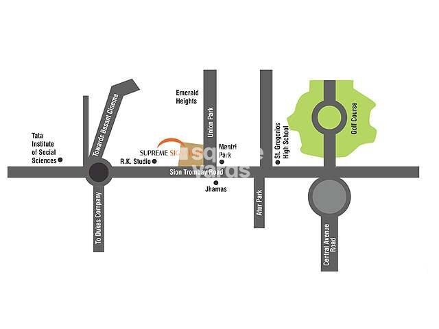 Supreme Signature Chembur Location Image