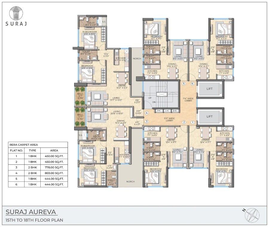 Suraj Aureva Floor Plans