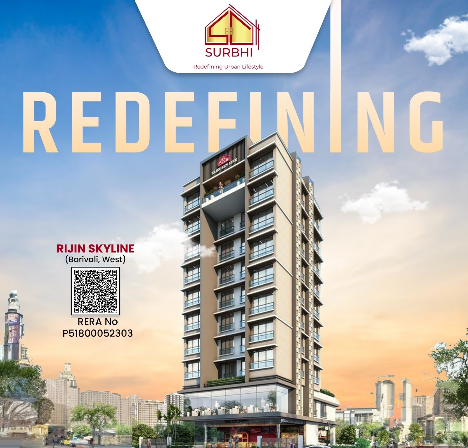 Surbhi Rijin Skyline Apartment Exteriors