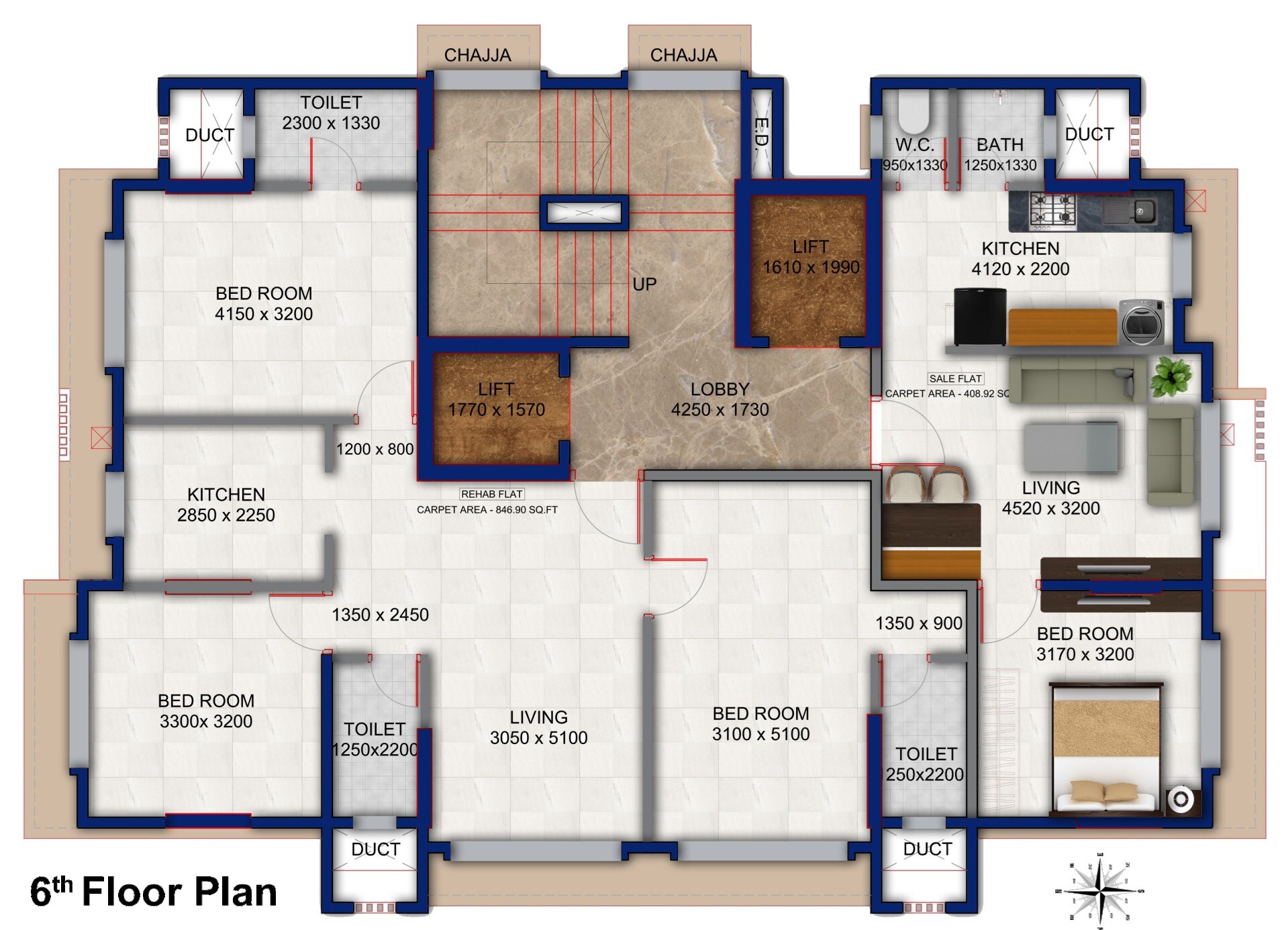 Surbhi Shiv Shreyas CHS Floor Plans