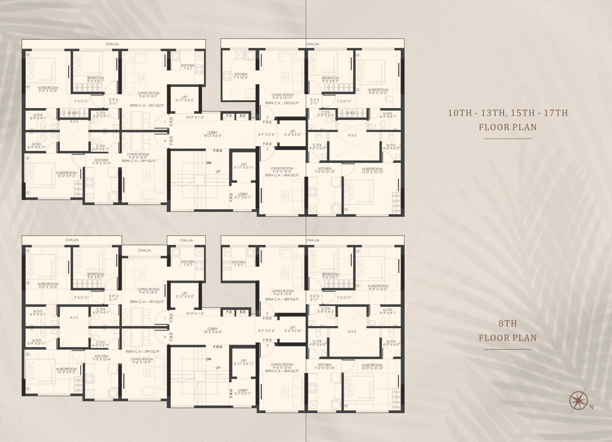 Surya Gokul Aaradhana Floor Plans