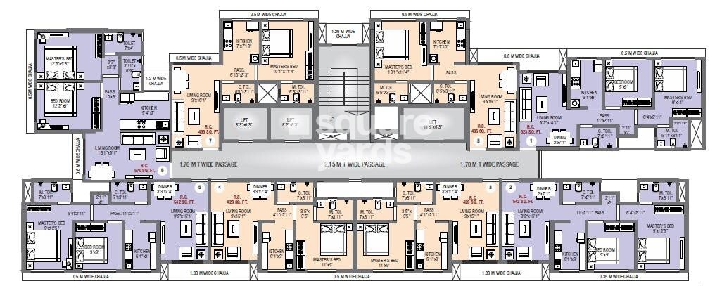 Suvasya Swastik Onyx Floor Plans