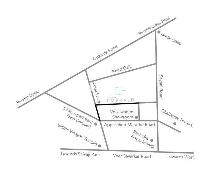 Suvidha Emerald Location Image