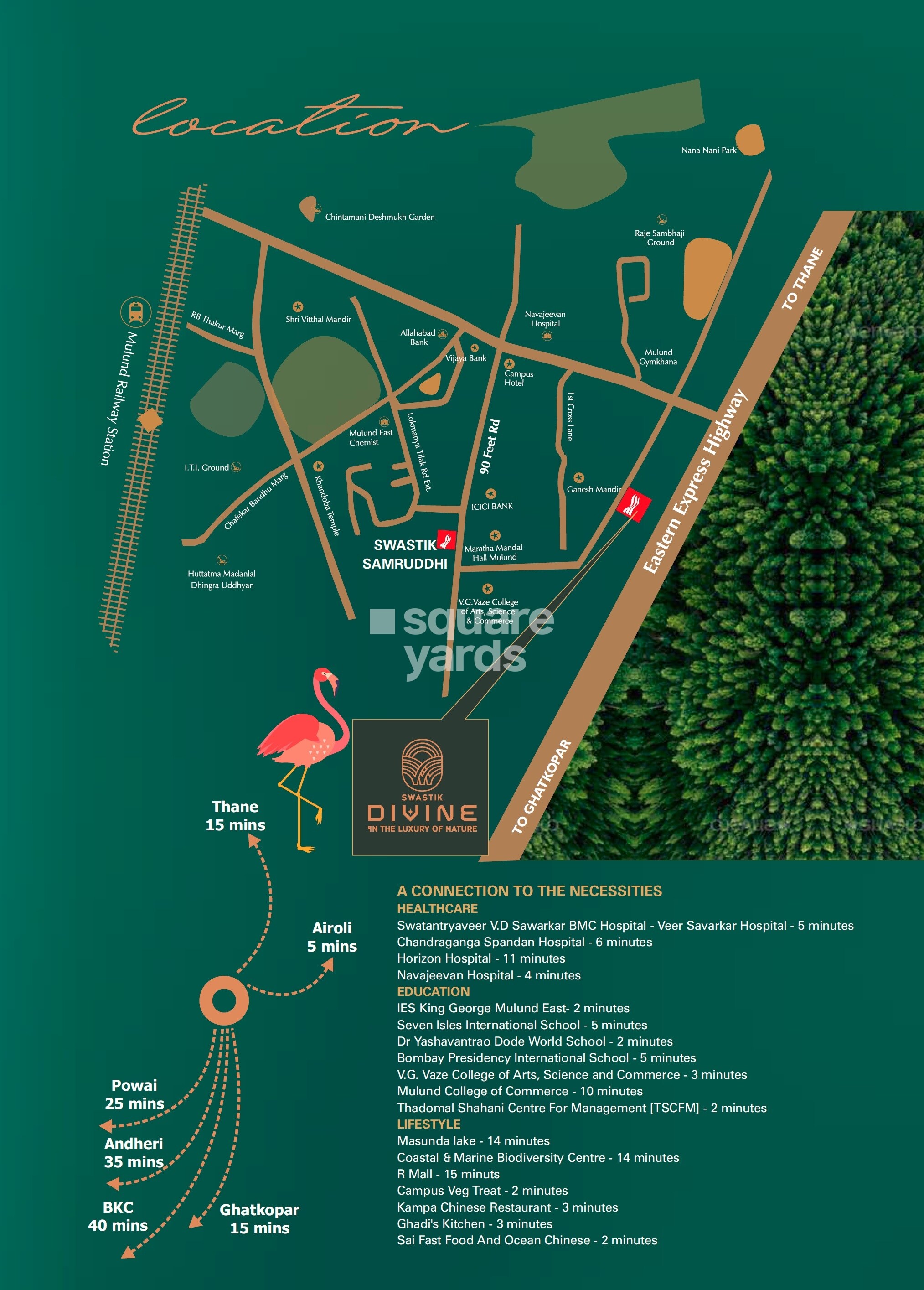 Swastik Divine Mulund Location Image