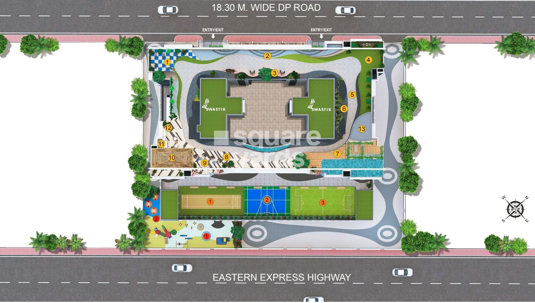 Swastik Divine Mulund Master Plan Image