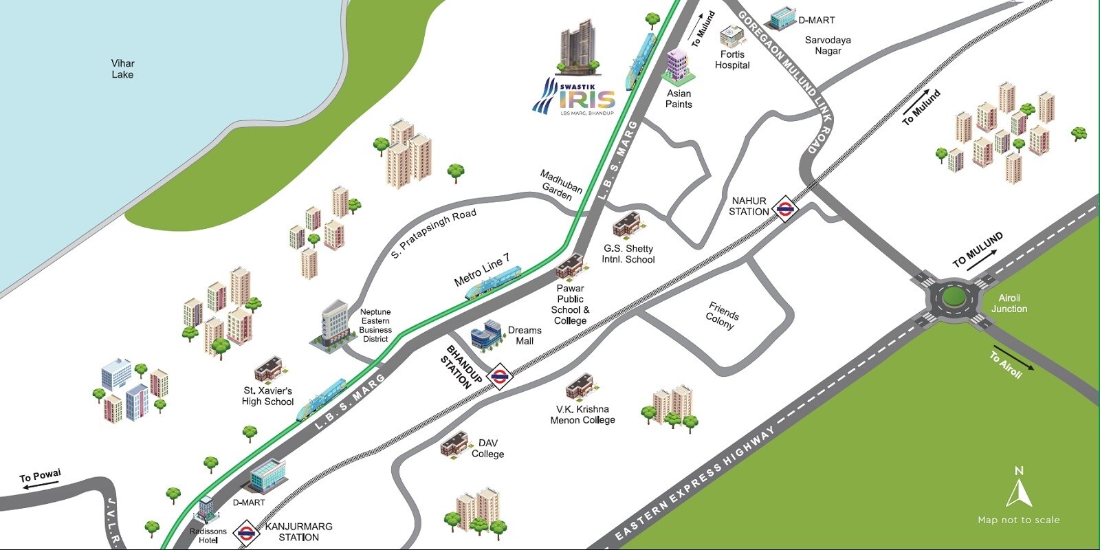 Swastik Iris Bhandup Location Image 2