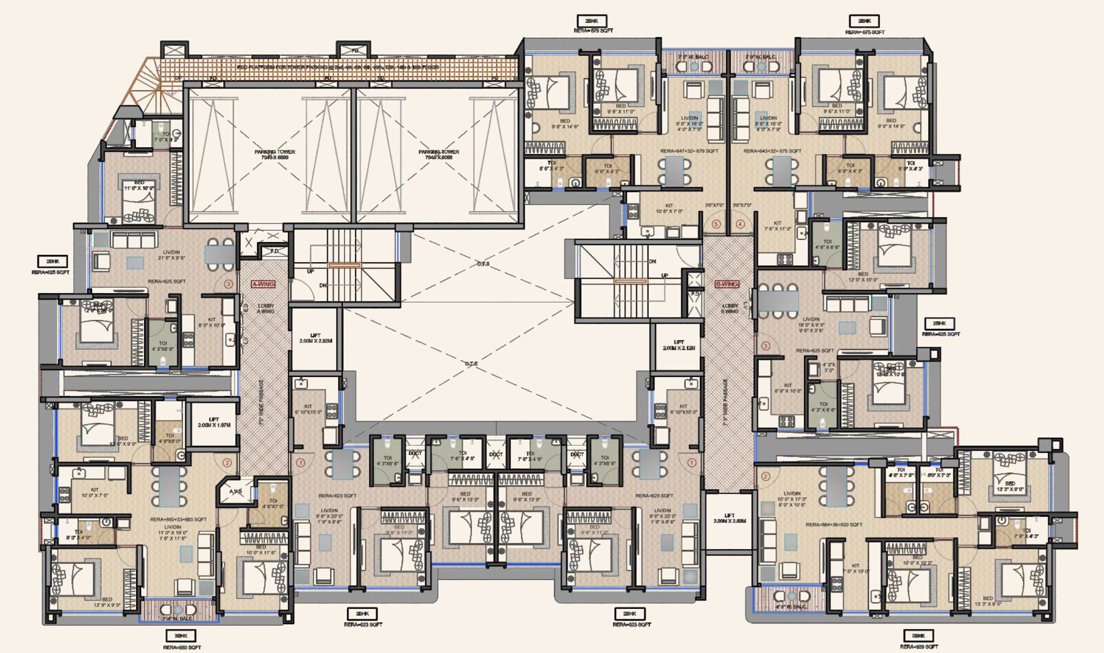 Swastik Legacy Floor Plans