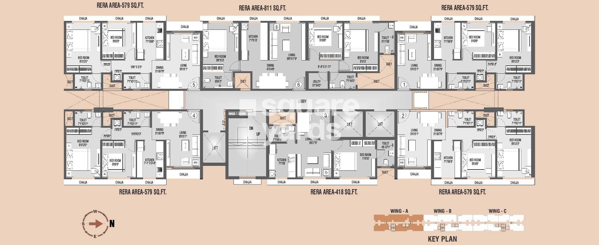 Swastik Platinum Apartment Floor Plans