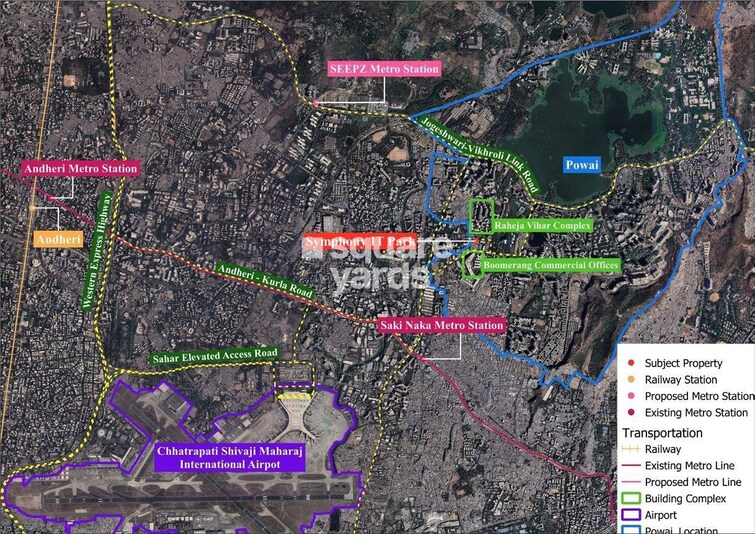 Symphony IT Park Location Image