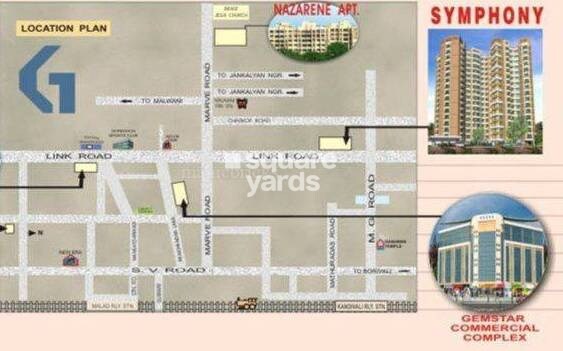 Symphony Towers Kandivali West Location Image
