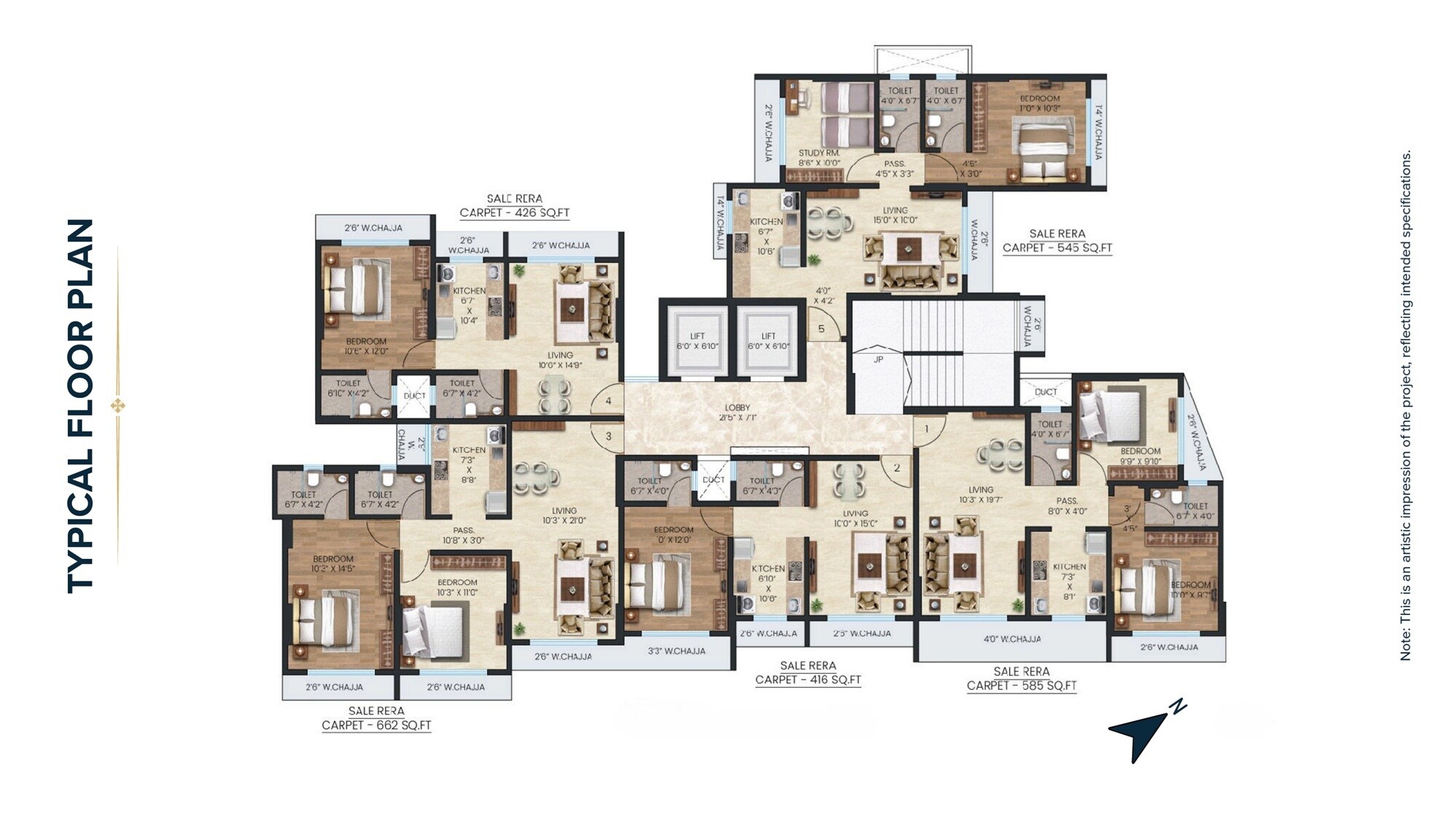 Tawakkal Gayatri Enclave Floor Plans