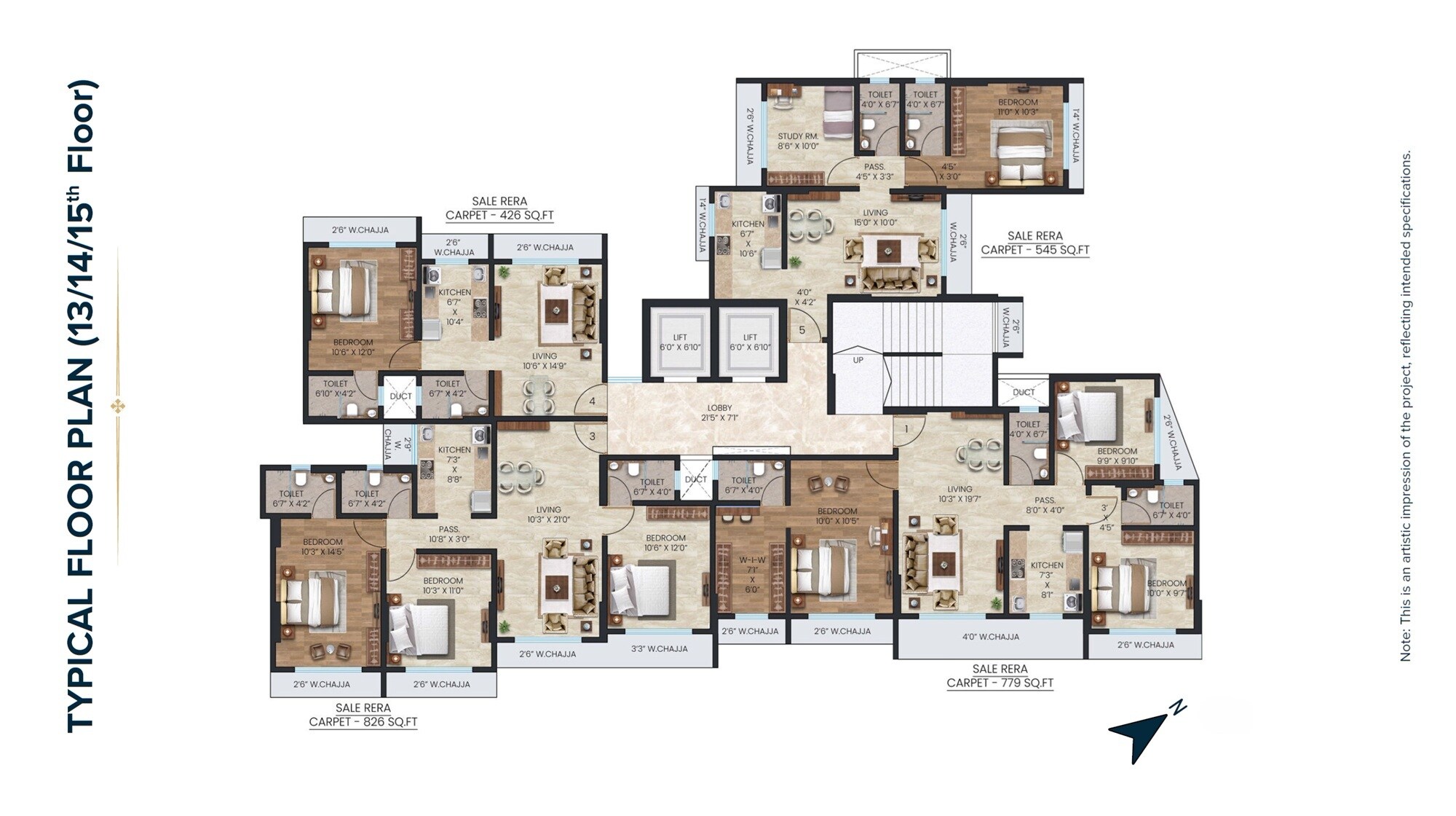 Tawakkal Gayatri Enclave Floor Plans