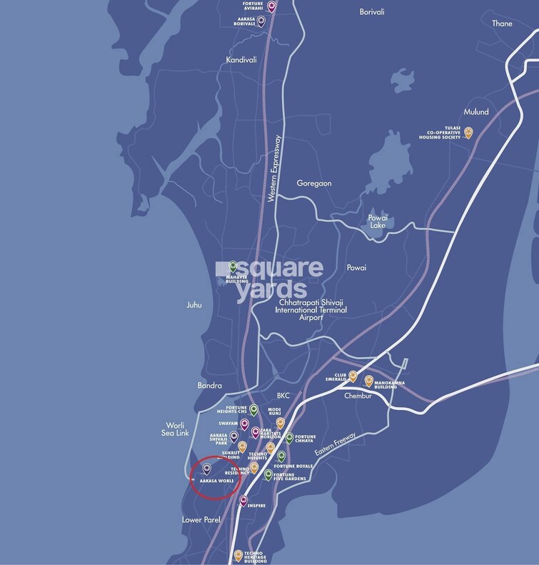 Techno Aakasa Location Image