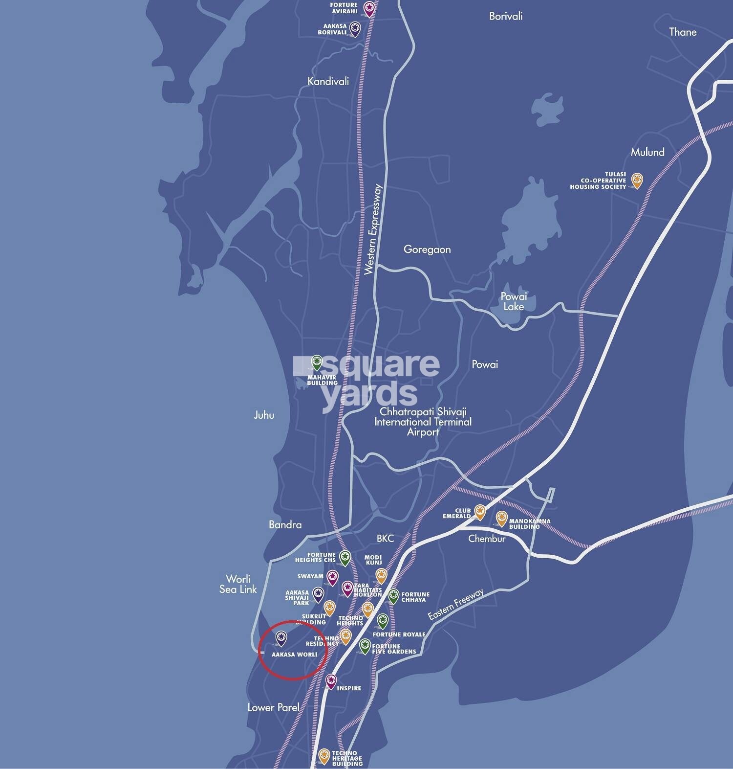 Techno Aakasa Location Image