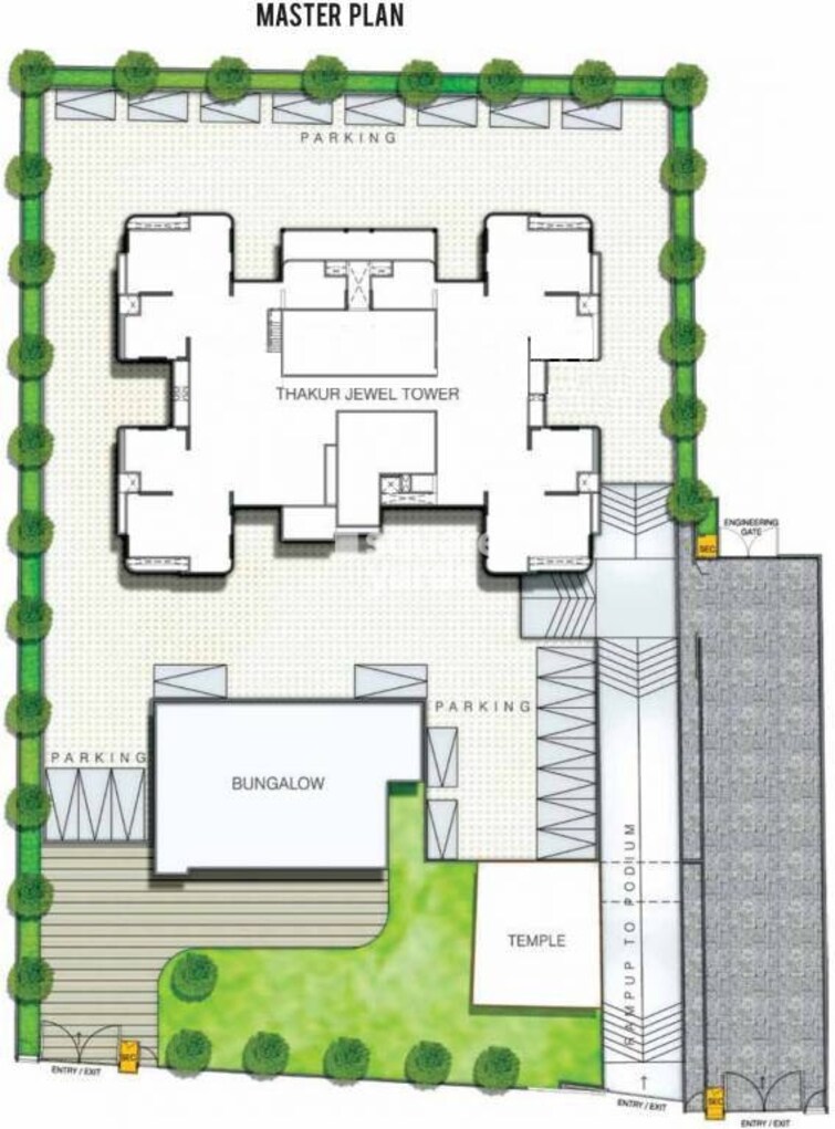 Thakur Jewel Tower Master Plan Image