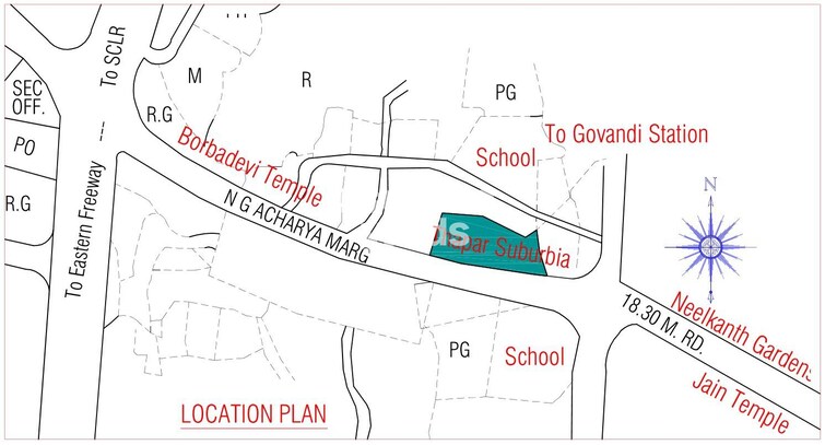 Thapar Suburbia Location Image