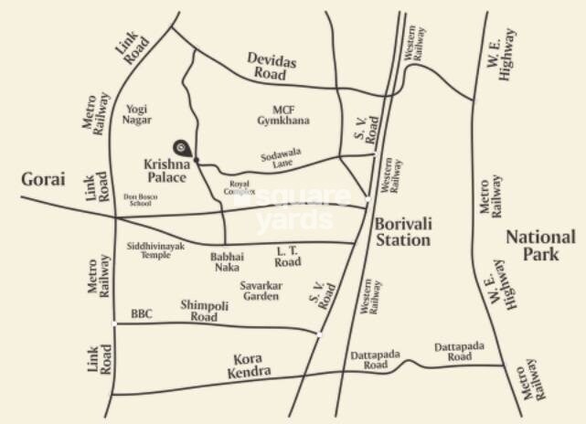 The Makwana Krishna Palace Location Image