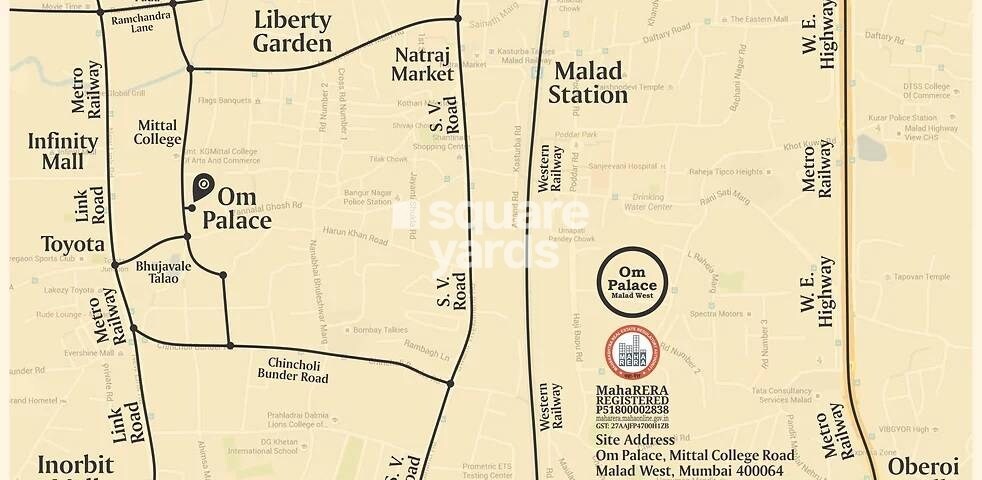 The Makwana Om Palace Location Image