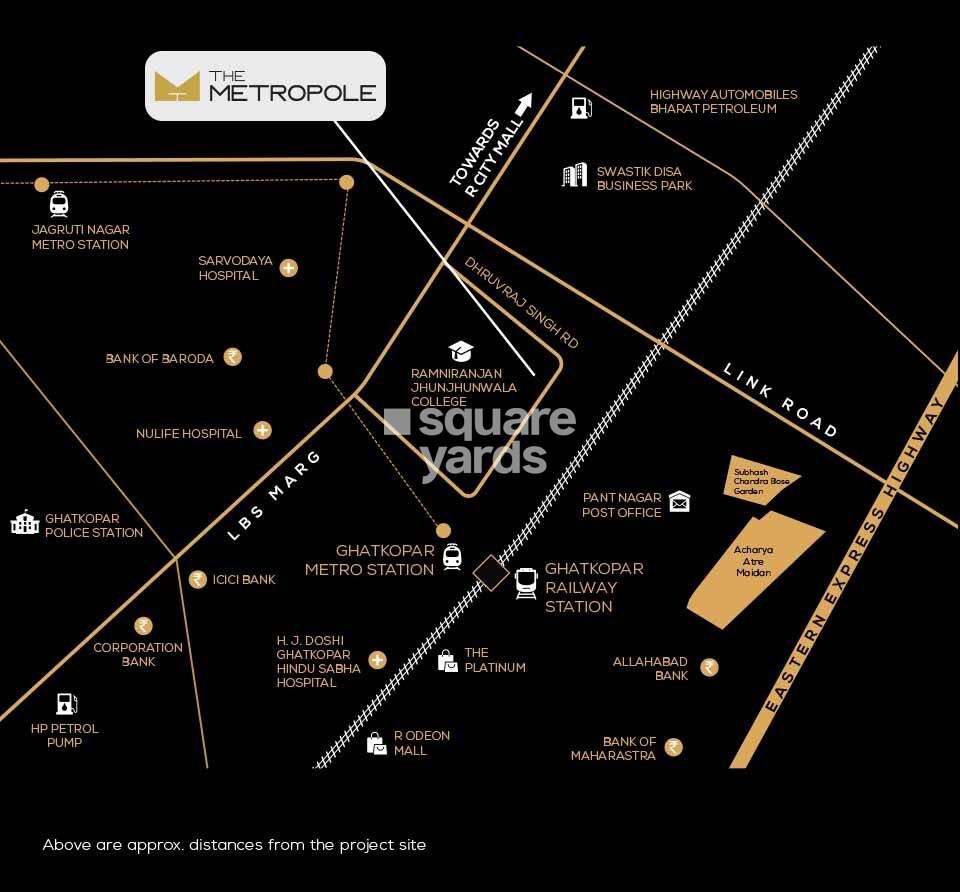 The Metropole Location Image