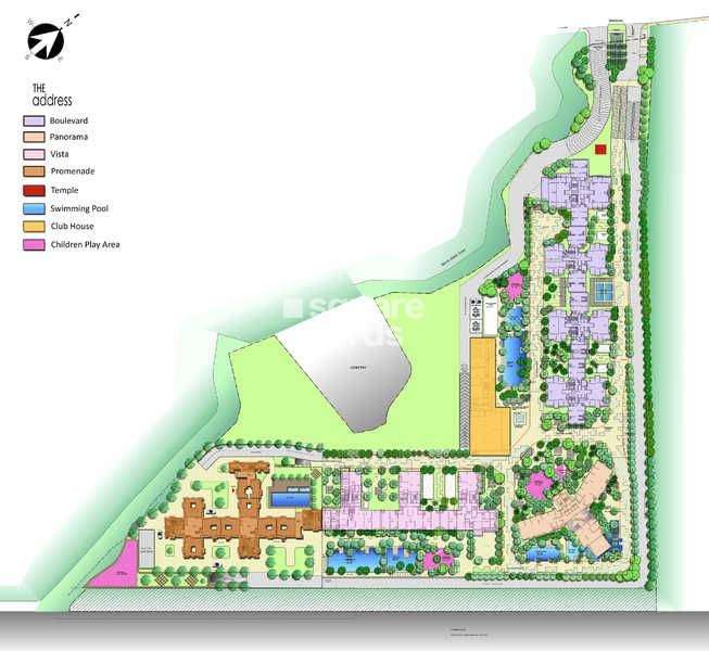 the wadhwa address panorama project master plan image1