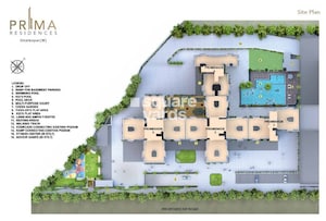 The-Wadhwa-Promenade_an aerial view of a building with a cartoon character on it