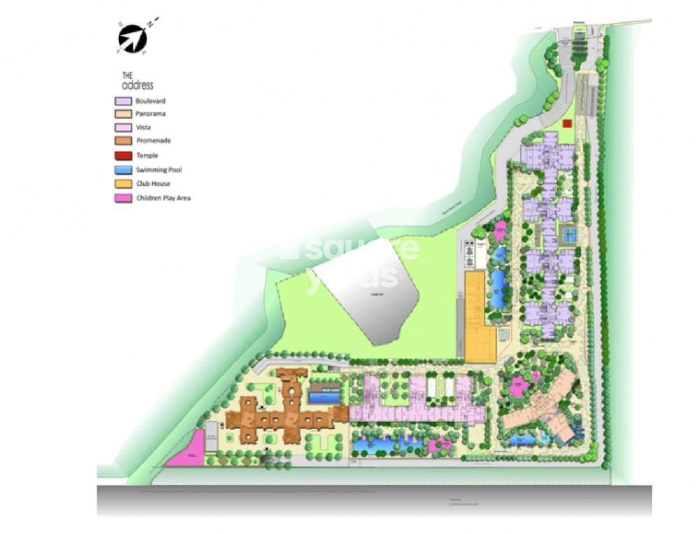 The Wadhwa The Address Vista Master Plan Image