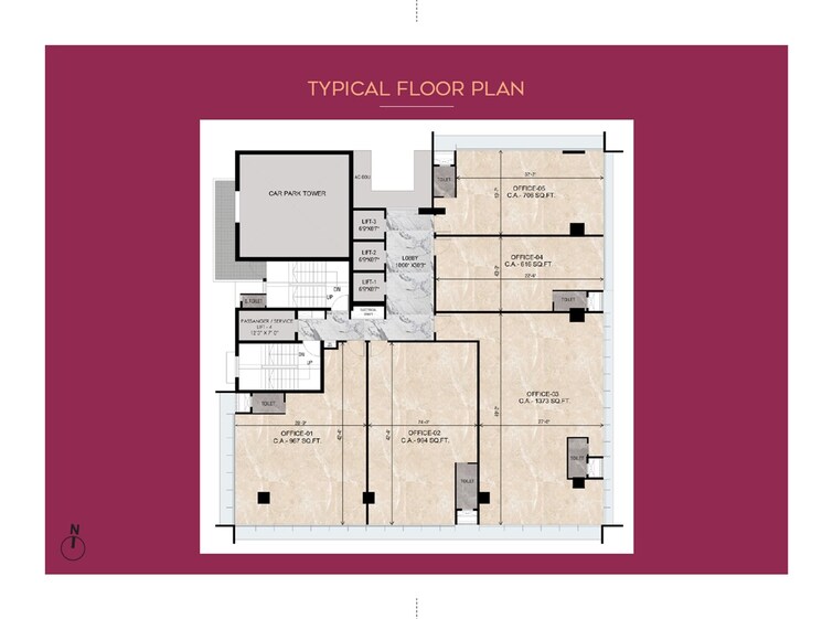 The Wadhwa Venue 52 Floor Plans