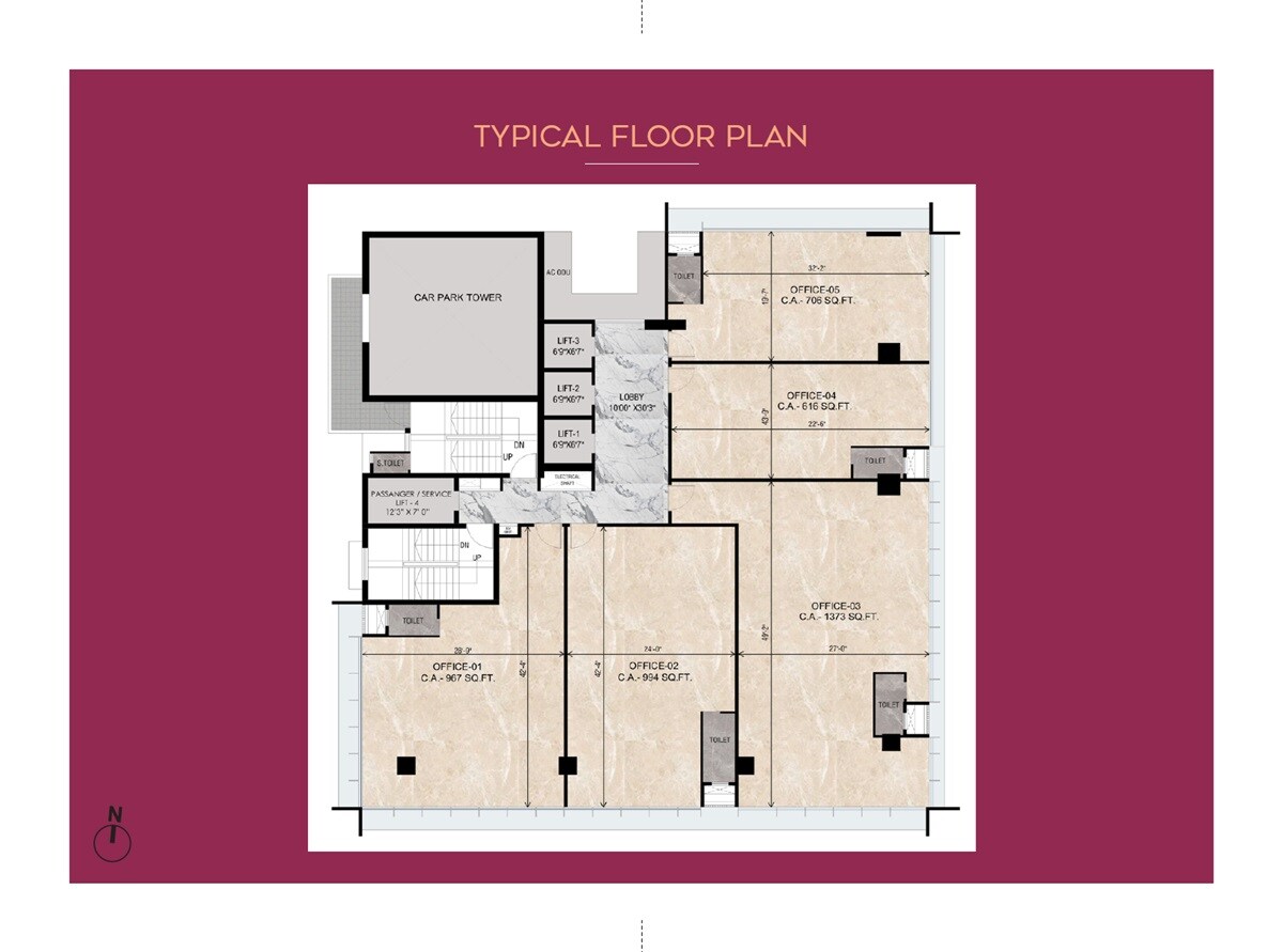 The Wadhwa Venue 52 Floor Plans