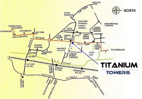 Titanium Towers Location Image