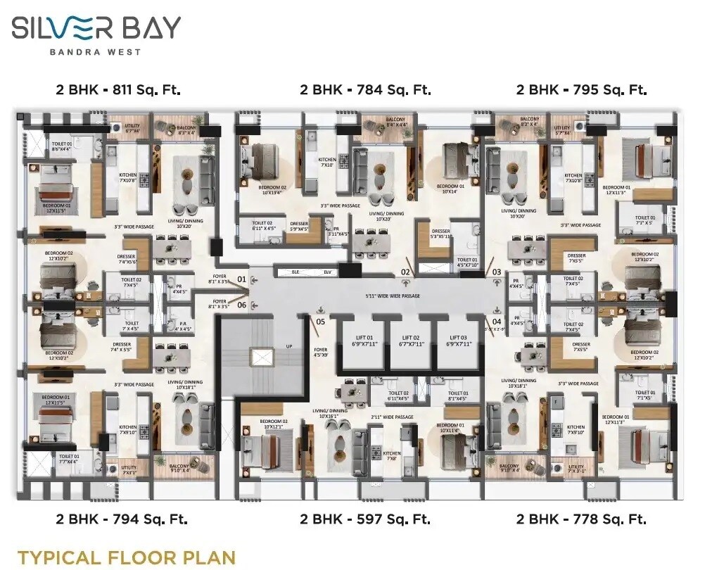 Transcon Silverbay Floor Plans