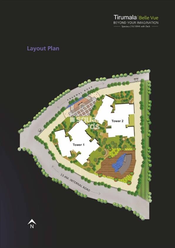 Transcon Tirumala Belle Vue Master Plan Image