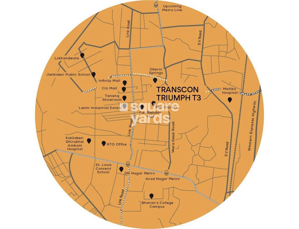 Transcon Triumph Tower 3 Location Image