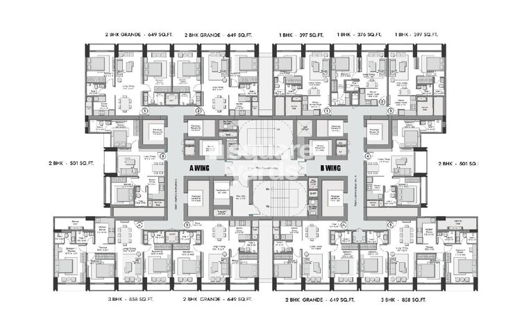 Transcon Triumph Tower Floor Plans 2