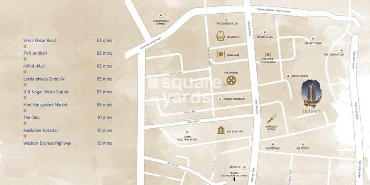 Transcon Triumph Tower Location Image