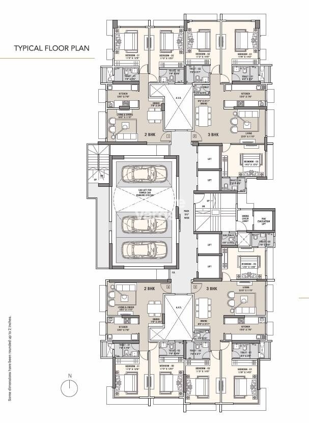 Tricity Natraj Floor Plans