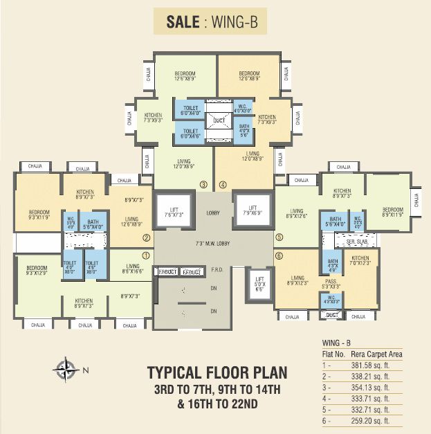 Trident Ozone Platinum Heights Floor Plans