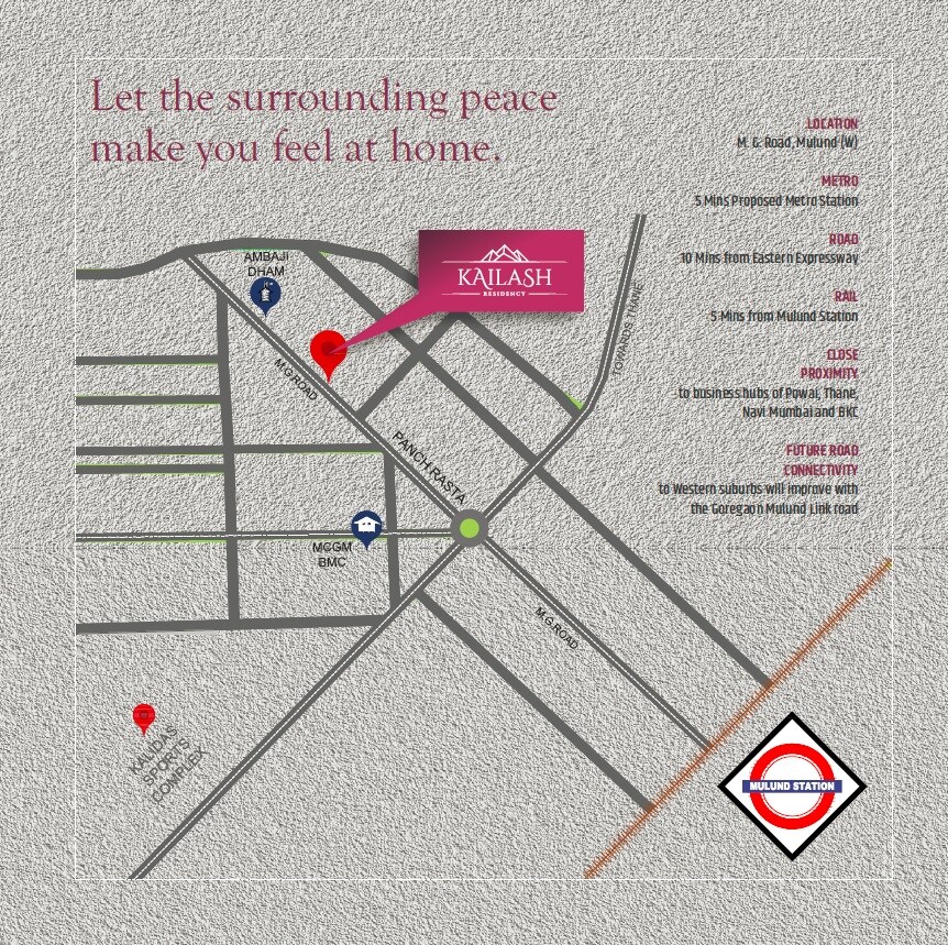 Tridev Kailash Residency Location Image
