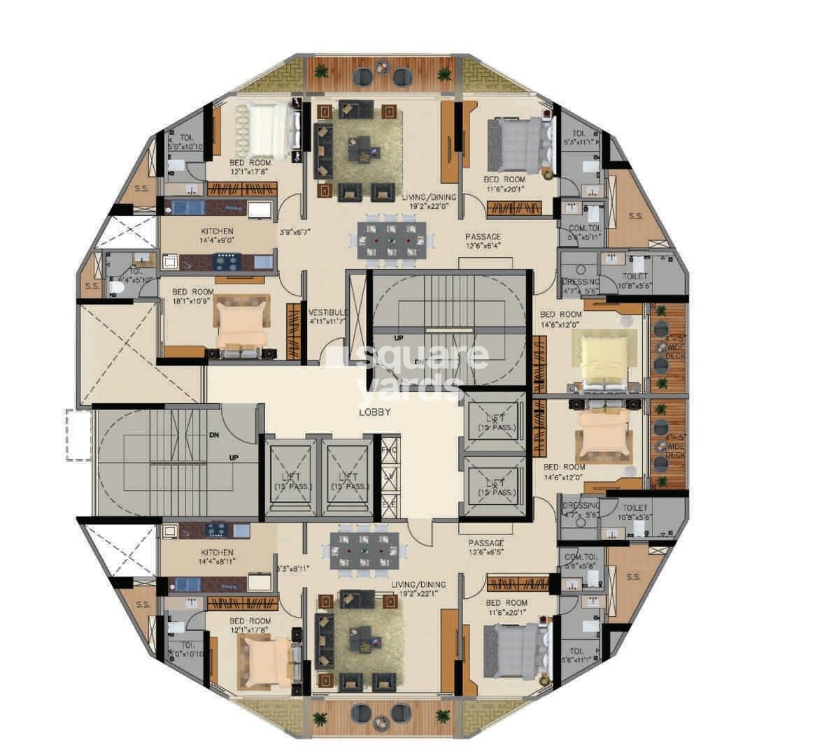 Tridhaatu Aranya Floor Plans