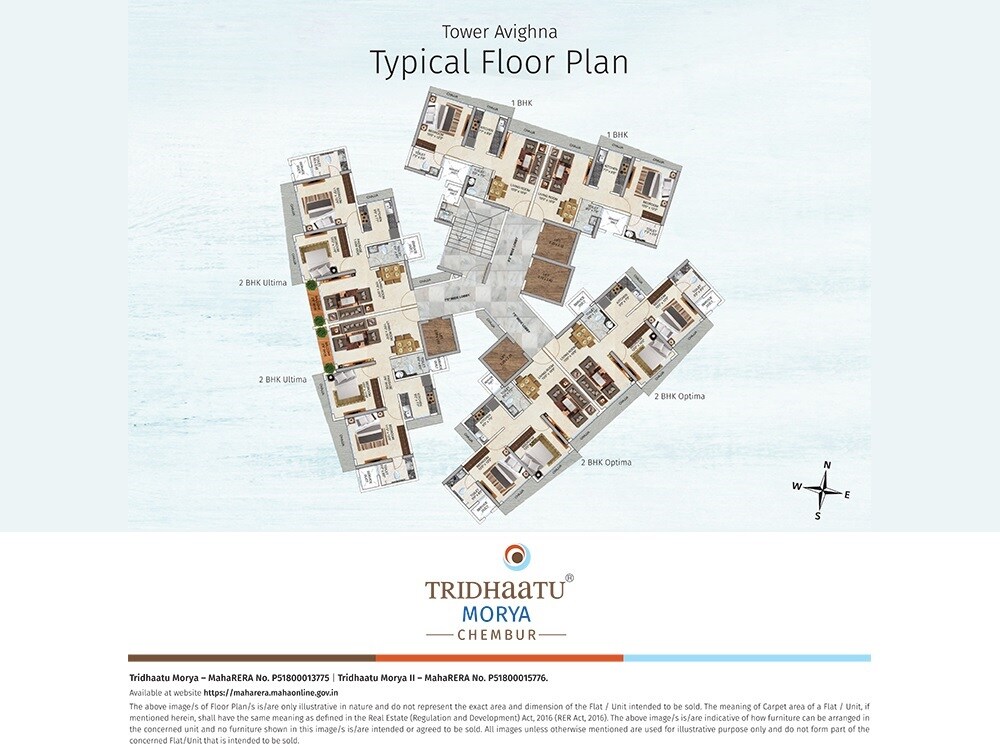Tridhaatu Morya Phase 2 Floor Plans 1