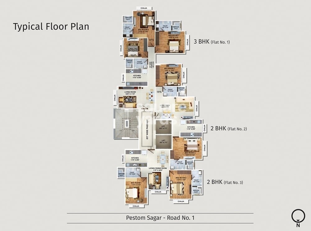 Tridhatu Shobha Aayu Floor Plans
