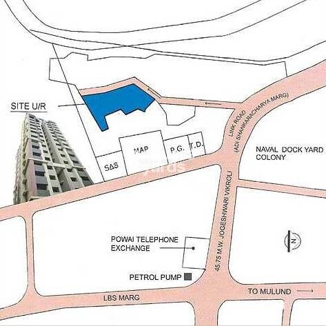 Trikuta Tower Location Image