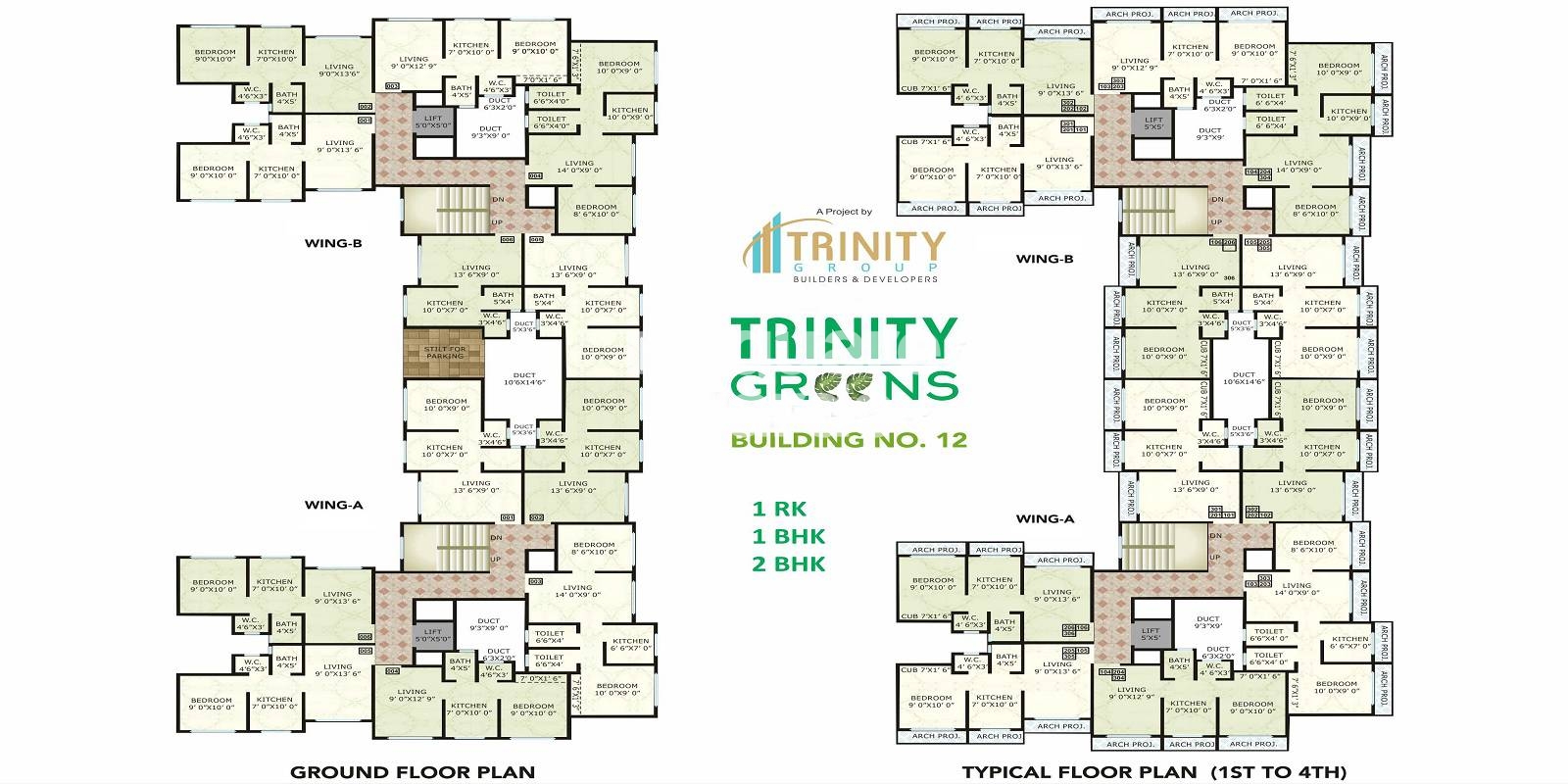 Trinity Greens Floor Plans