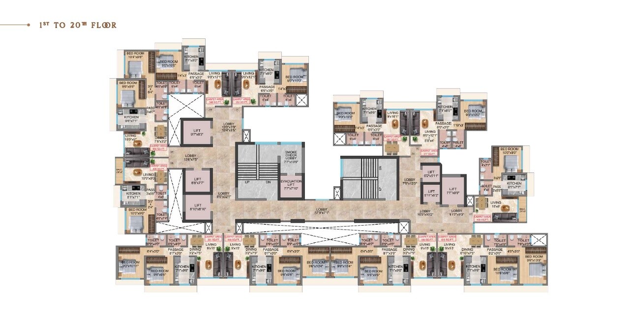 Trishika Skye 175 Floor Plans 1