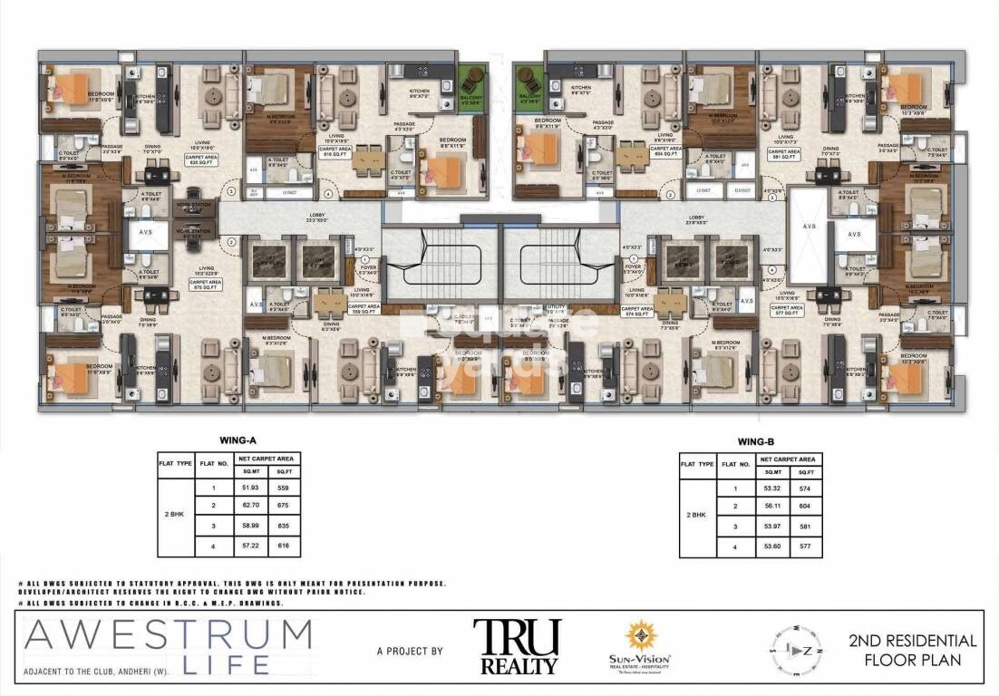 Tru Awestrum Life Floor Plans