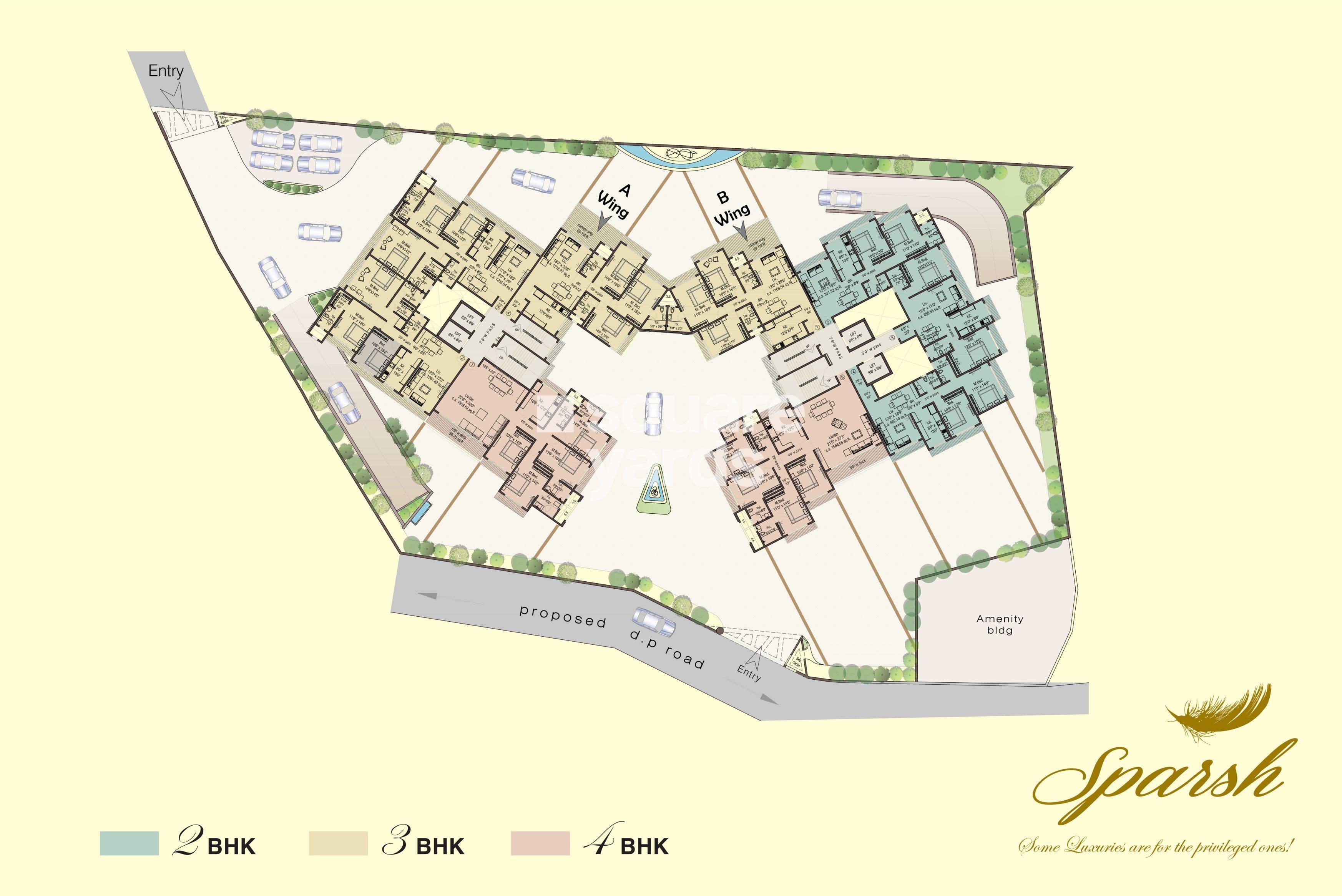 Unique Shanti Sparsh Master Plan 1