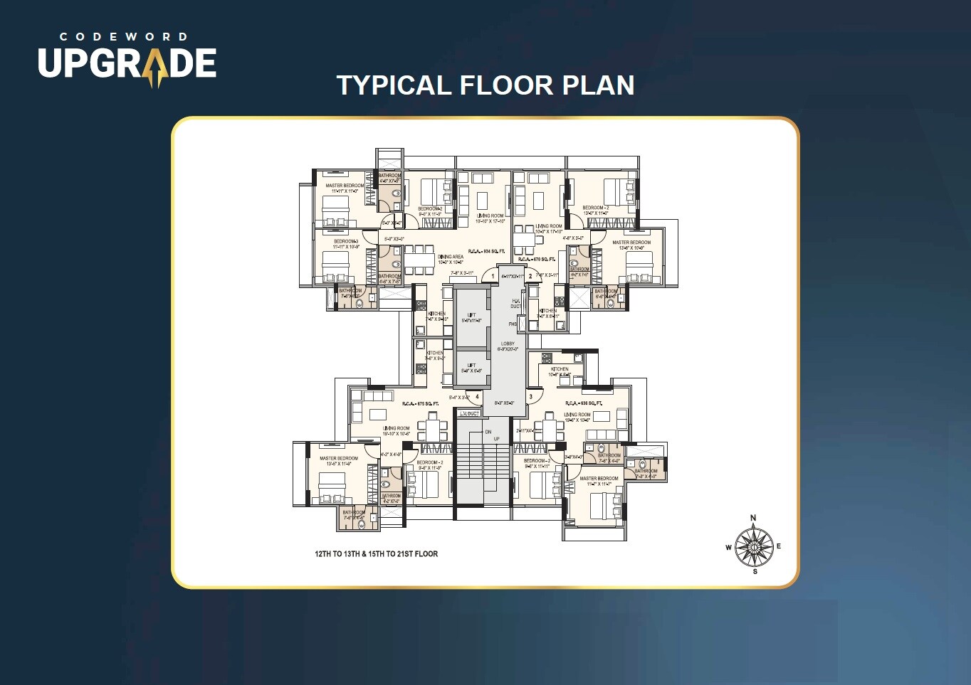 V City Estella Floor Plans
